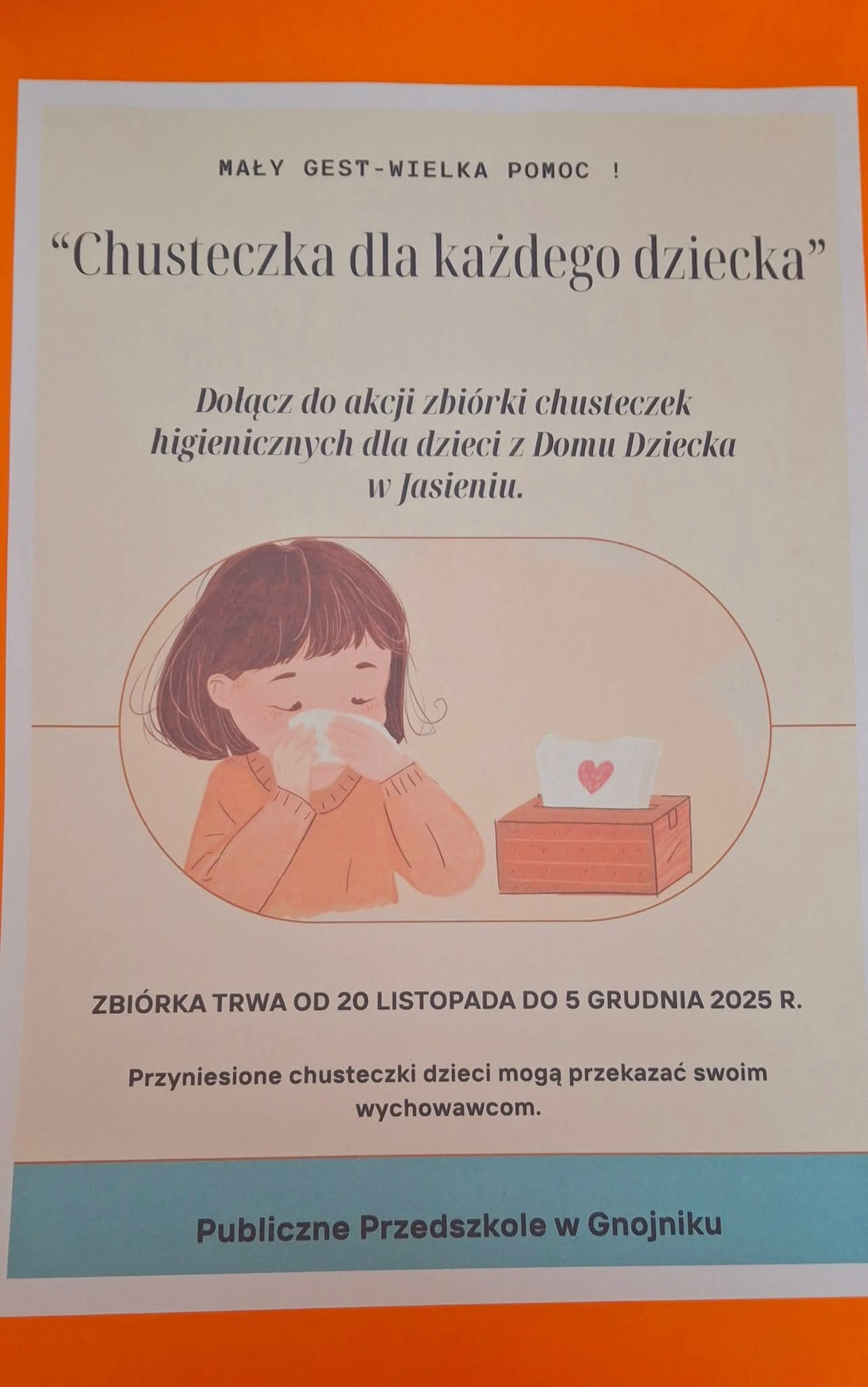 Pomoc dla dzieci z Domu Dziecka w Jasieniu