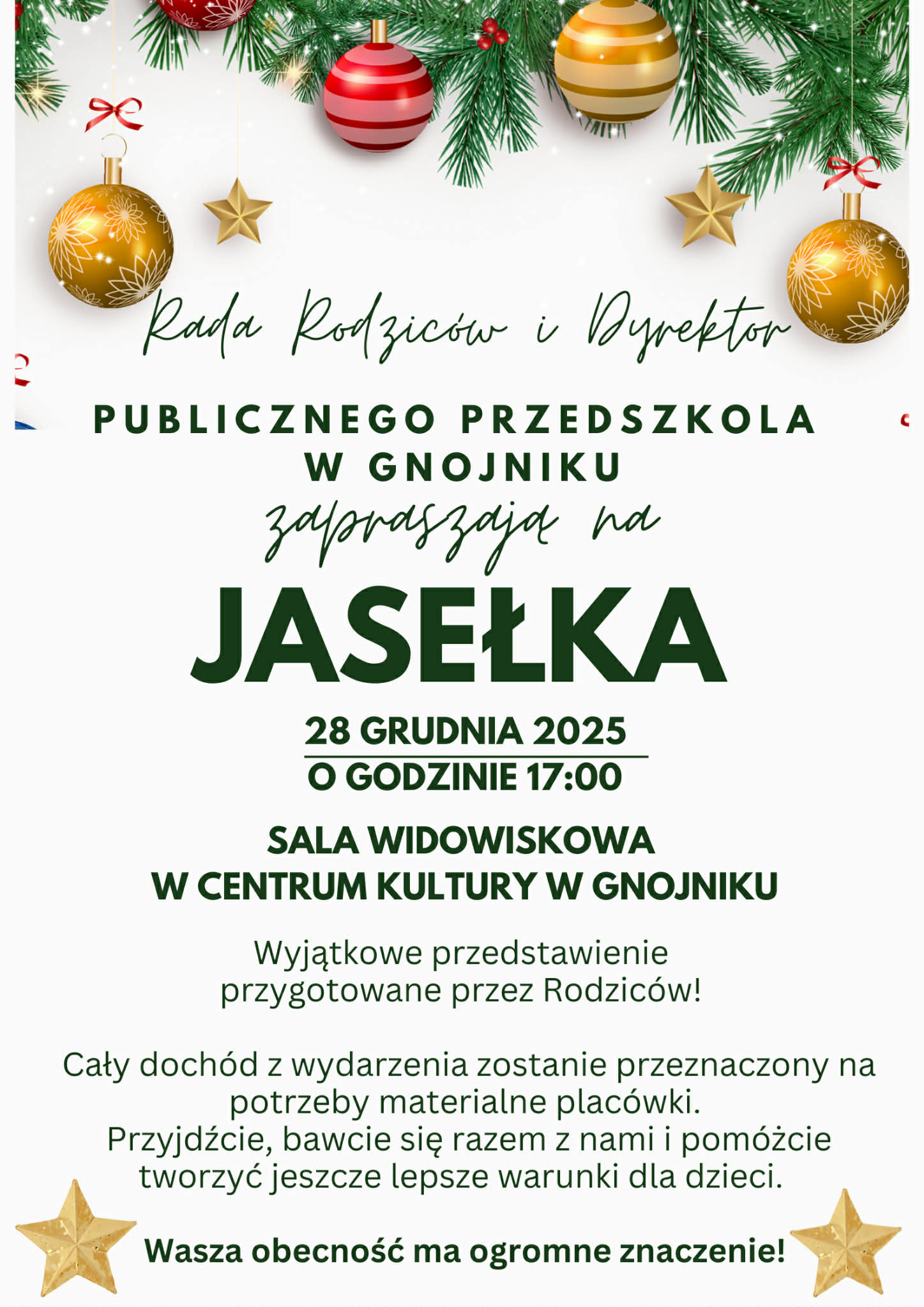 Zaproszenie na jasełka