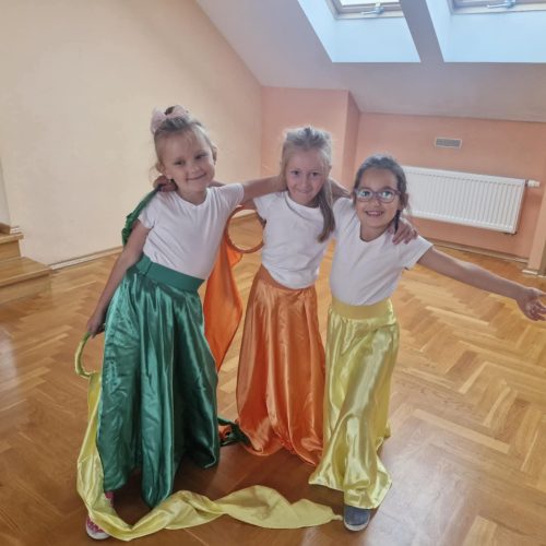 Przedszkolne cheerleaderki