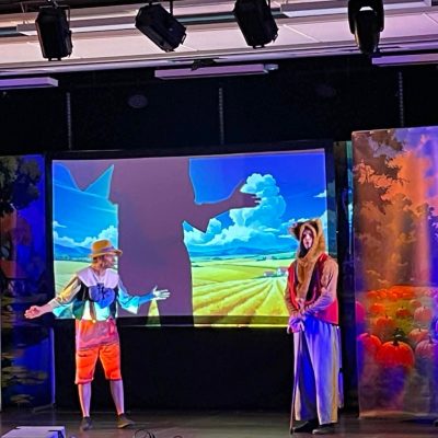 Wyjazd do Centrum Bibliotecznego w Brzesku na spektakl „Pinokio”